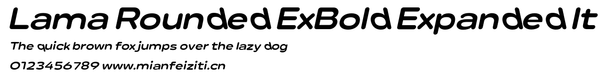 Lama Rounded ExBold Expanded It.otf