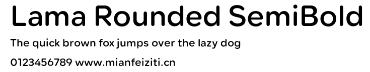 Lama Rounded SemiBold.otf