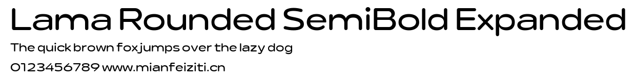 Lama Rounded SemiBold Expanded.ttf