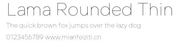 Lama Rounded Thin.ttf