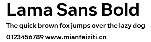 Lama Sans Bold
