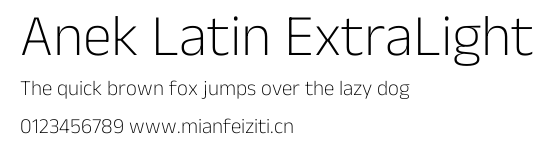 Anek Latin ExtraLight