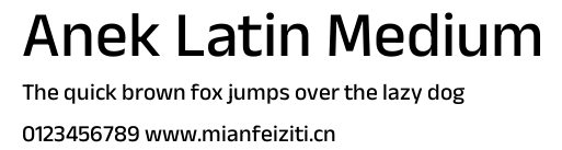 Anek Latin Medium