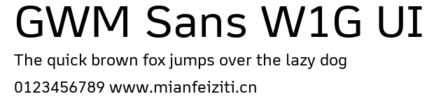 GWM Sans W1G UI