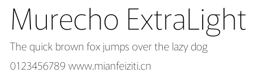 Murecho ExtraLight