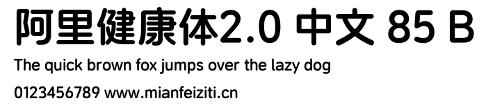 阿里健康体2.0 中文 85 B
